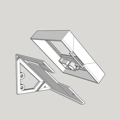 Vỏ màn hình LCD RepRap 12864 KBA V1.3 gắn bên hông