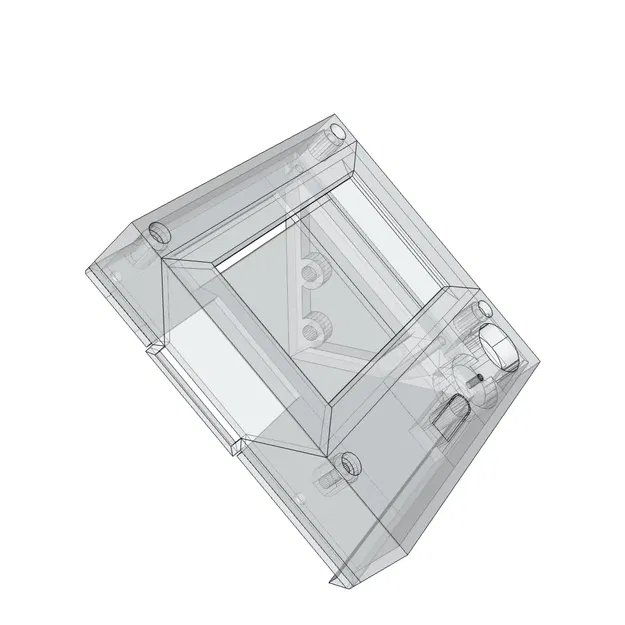 Vỏ màn hình LCD RepRap 12864 KBA V1.3 gắn bên hông - Image 4