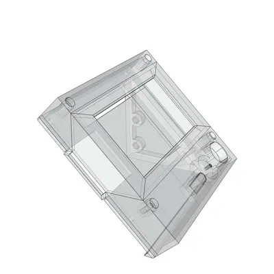 Vỏ màn hình LCD RepRap 12864 KBA V1.3 gắn bên hông