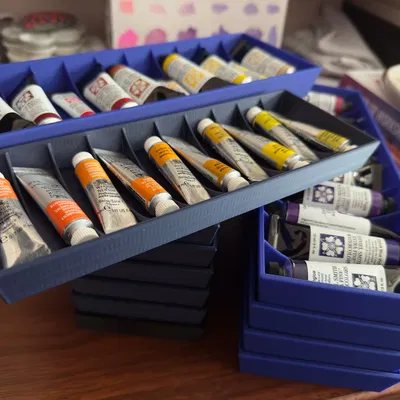 Khay đựng ống màu nước - 10 ngăn