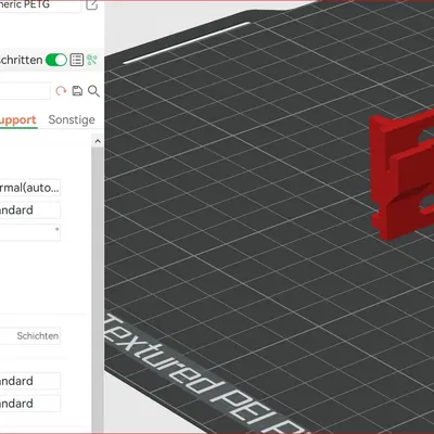 Giá đỡ cố định nắp trong quá trình thay thế HotEnd X1C