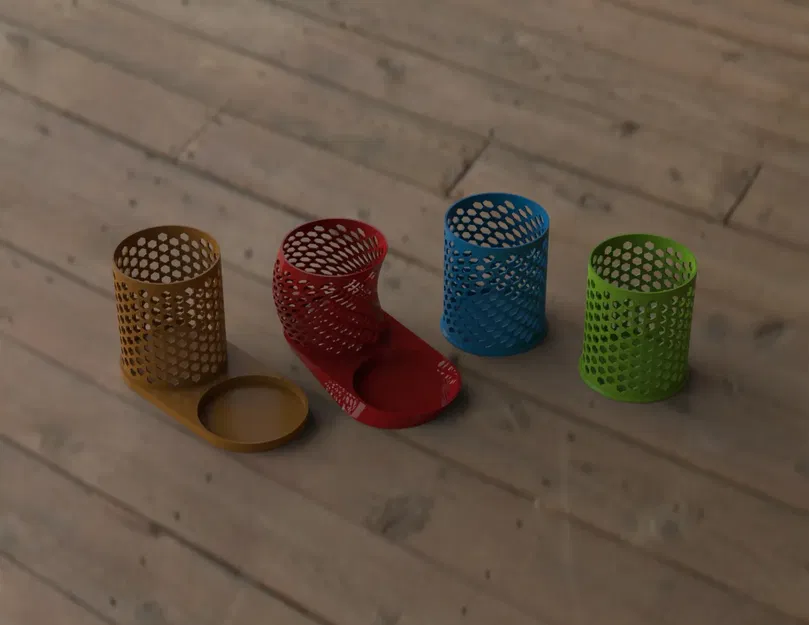 Bộ giá đỡ bút HEX tiện lợi cho văn phòng - Image 1