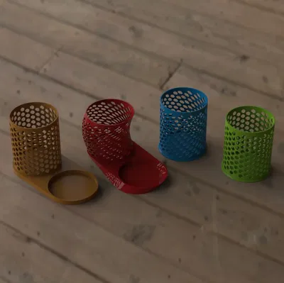 Bộ giá đỡ bút HEX tiện lợi cho văn phòng