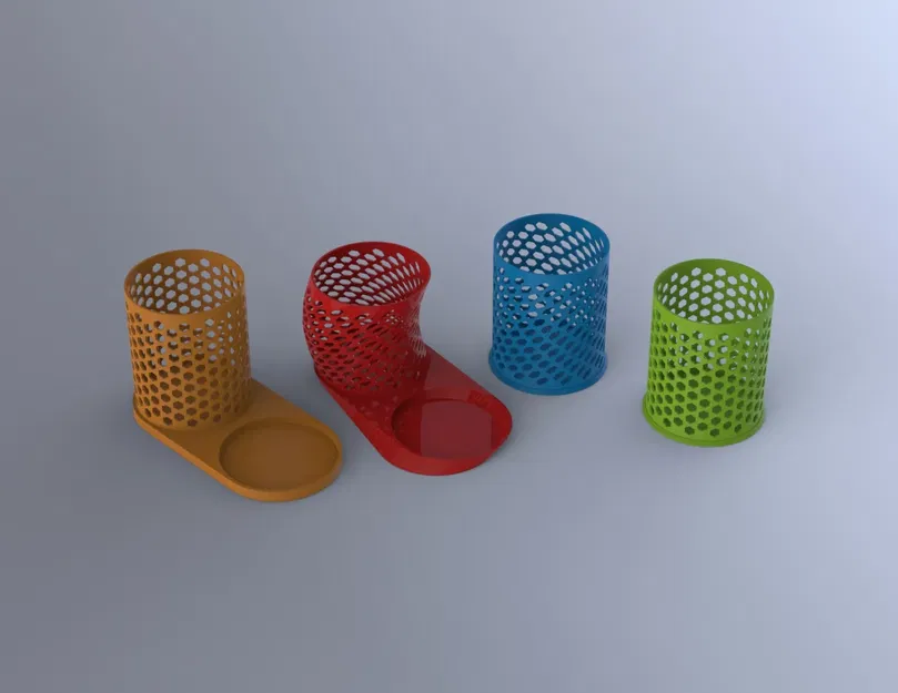 Bộ giá đỡ bút HEX tiện lợi cho văn phòng - Image 2