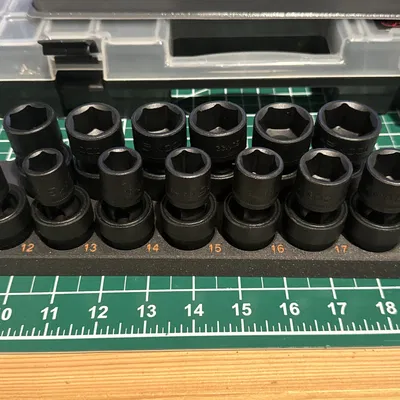 Khay đựng socket dọc cho socket va đập ICON của Harbor Freight