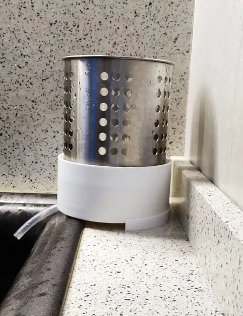 Giá đỡ cho dụng cụ rửa chén với hệ thống thoát nước - Image 1