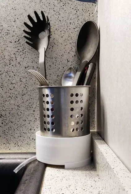 Giá đỡ cho dụng cụ rửa chén với hệ thống thoát nước - Image 2