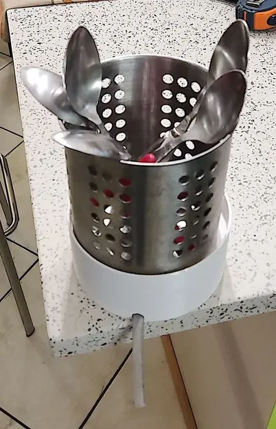 Giá đỡ cho dụng cụ rửa chén với hệ thống thoát nước - Image 4