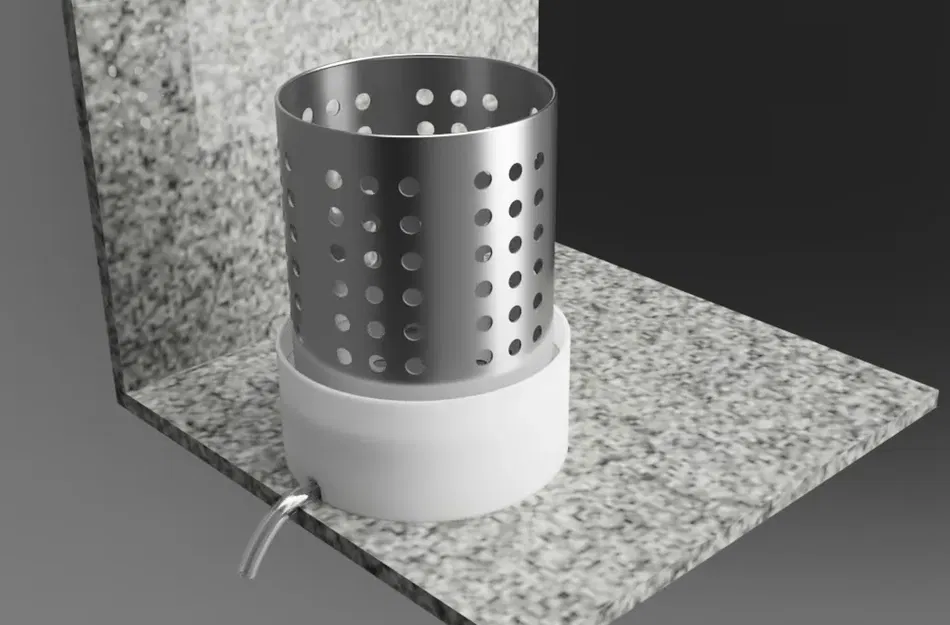 Giá đỡ cho dụng cụ rửa chén với hệ thống thoát nước - Image 5