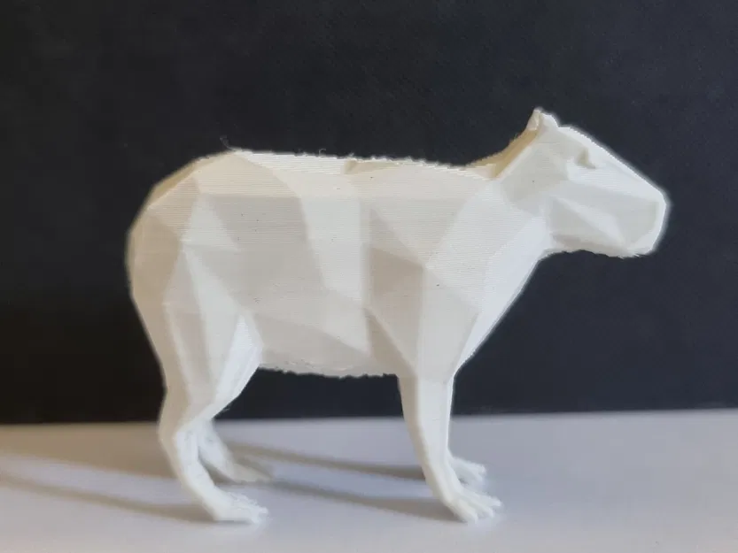 Capybara đáng yêu in 3D phong cách low poly - Image 6