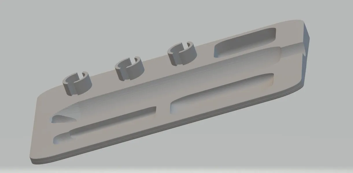 Giá đỡ tông đơ 4 trong 1 với ngăn chứa dây cáp - Image 1