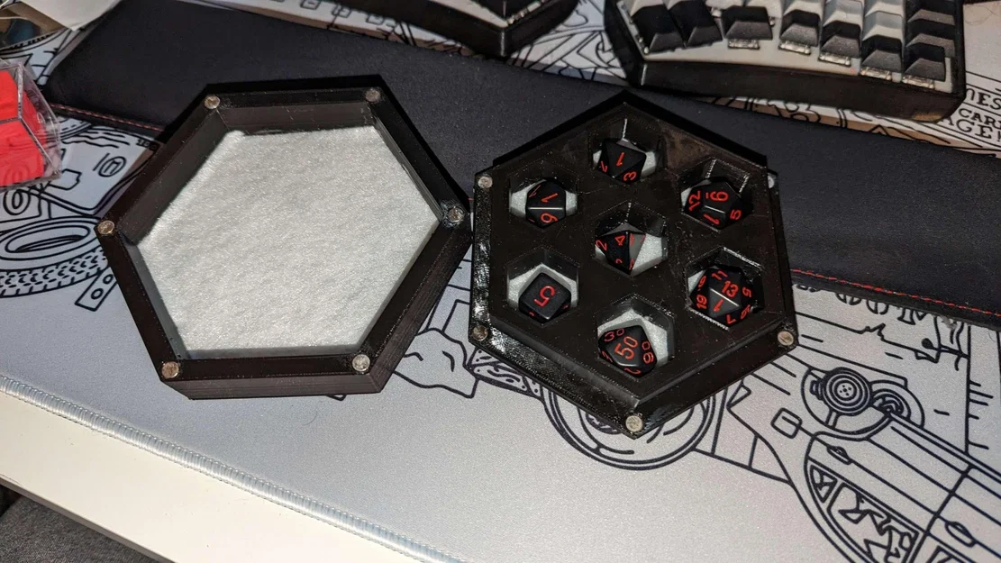 Khay xúc sắc từ tính kết hợp giá đỡ - Image 1