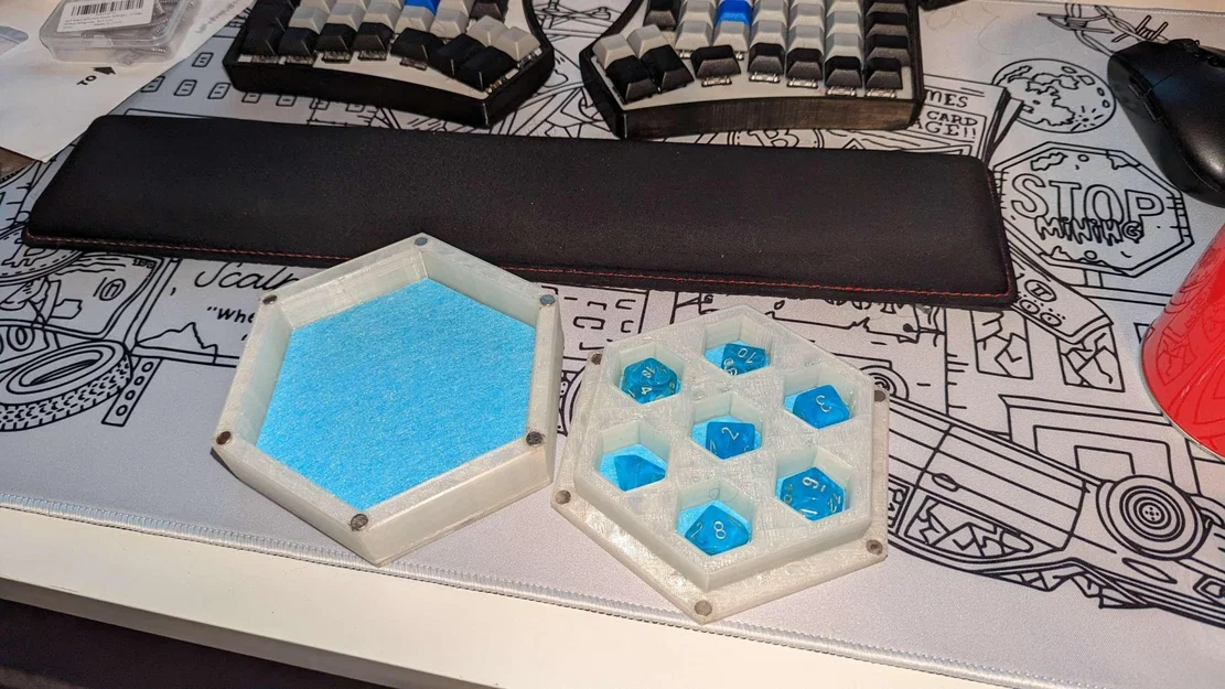 Khay xúc sắc từ tính kết hợp giá đỡ - Image 2