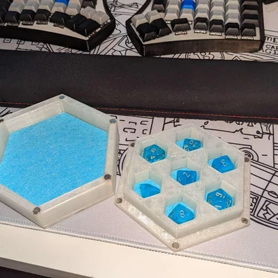 Khay xúc sắc từ tính kết hợp giá đỡ