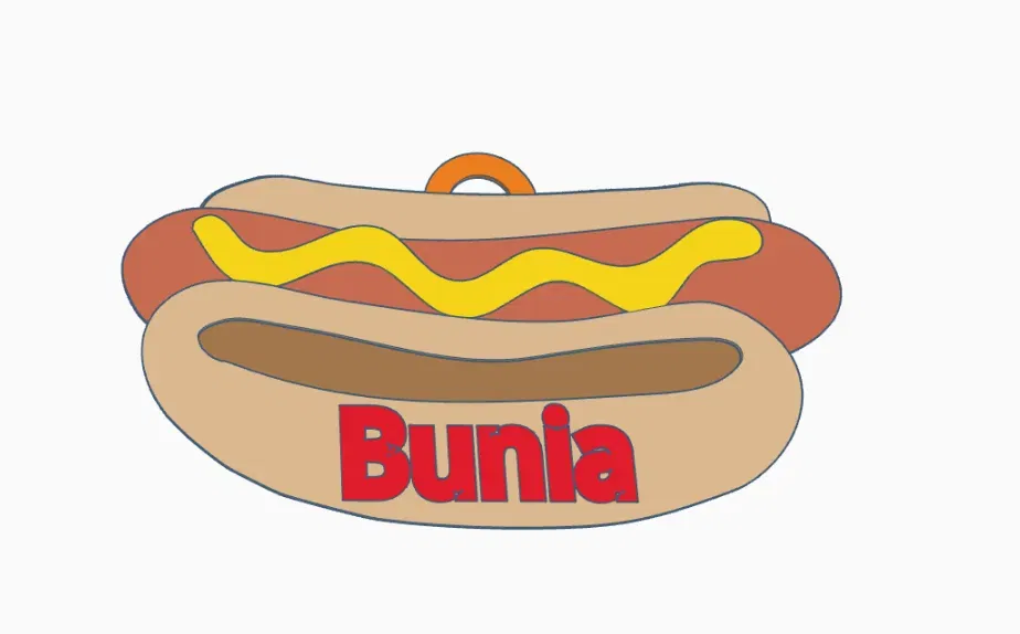 Thẻ ID cho chó hình Hot Dog - Image 1