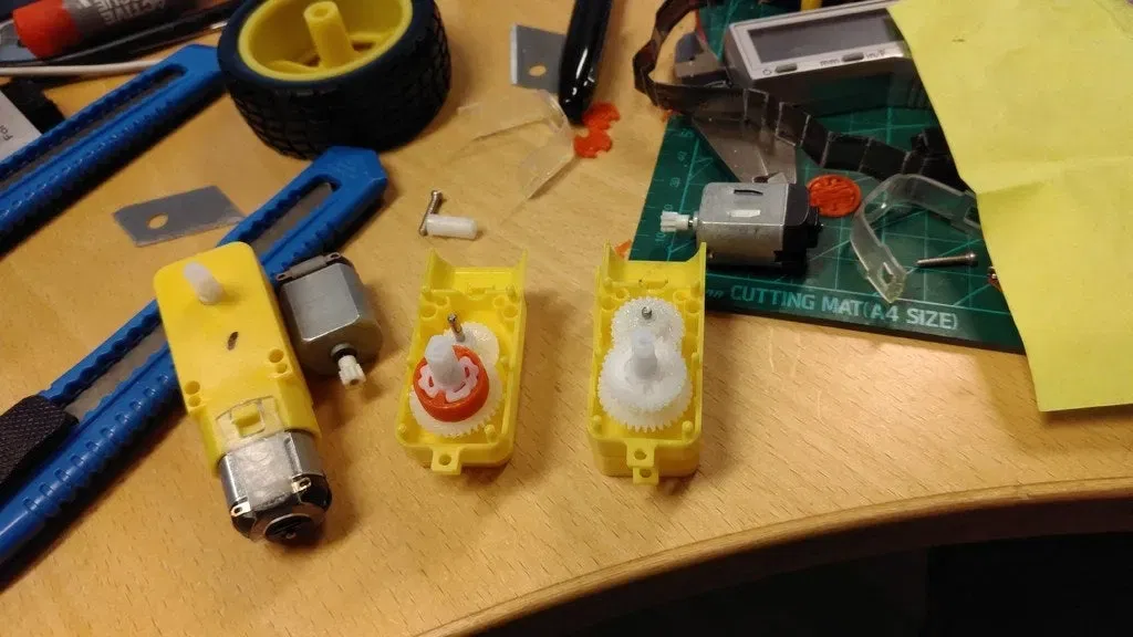 Bộ chuyển đổi tỷ số hộp số nhựa DC từ 48:1 sang 13:1 - Image 1