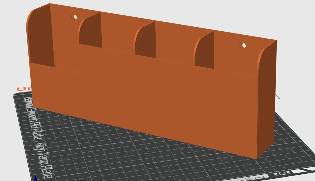 Giá đỡ điều khiển từ xa treo tường 4 ngăn - Image 2