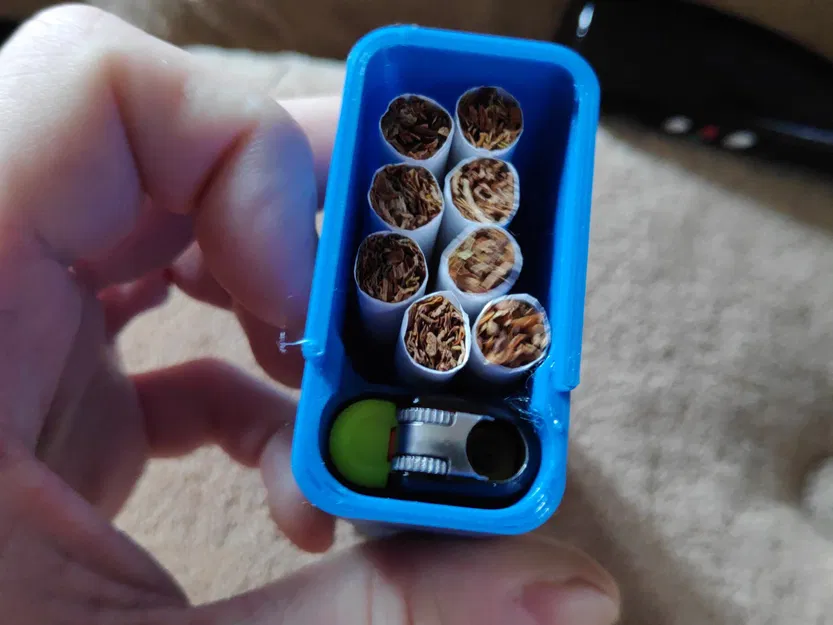 Hộp đựng thuốc lá với không gian bật lửa 100s remix - Image 2