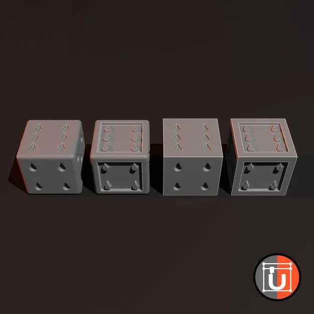 Xúc xắc máu D6 dùng làm dấu hiệu vết thương - Image 1