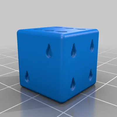 Xúc xắc máu D6 dùng làm dấu hiệu vết thương