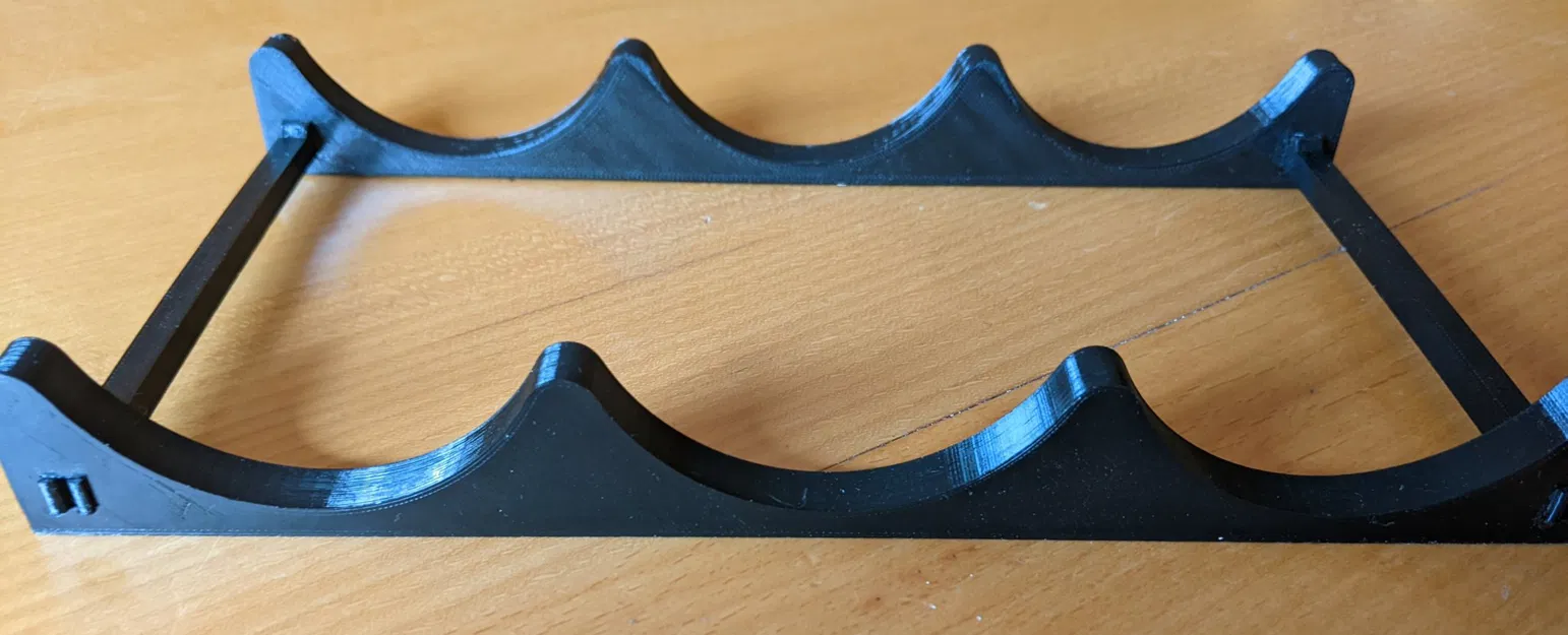 Giá đỡ chai có thể tháo rời cho nhà bếp an toàn - Image 1