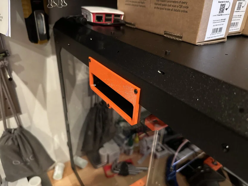 Nắp che tay cầm vận chuyển cho Prusa Enclosure phiên bản cạnh vát - Image 3