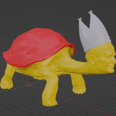 Giáo hoàng rùa nhiều màu sắc Jan Turtel II