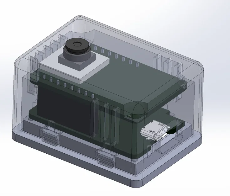 Vỏ bảo vệ cho camera wifi ESP32CAM với giao diện USB - Image 2