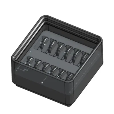 Giá đỡ pin đồng xu LR 1130 cho Gridfinity