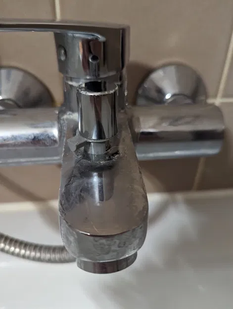 Vòi tắm với nút chọn để điều chỉnh dòng chảy - Image 1