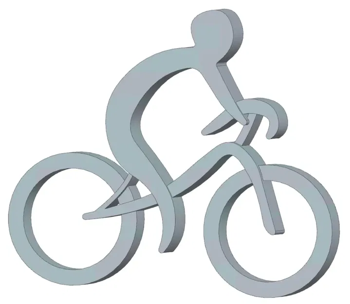 Xe đạp mini làm mặt dây chuyền cổ điển - Image 1