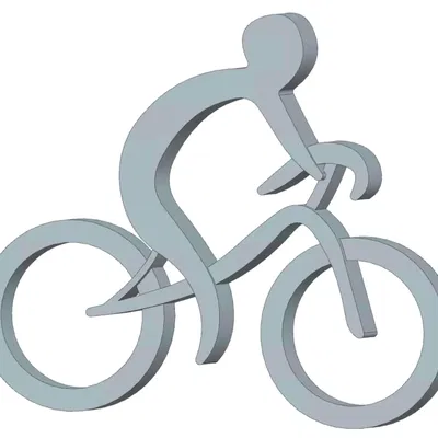 Xe đạp mini làm mặt dây chuyền cổ điển