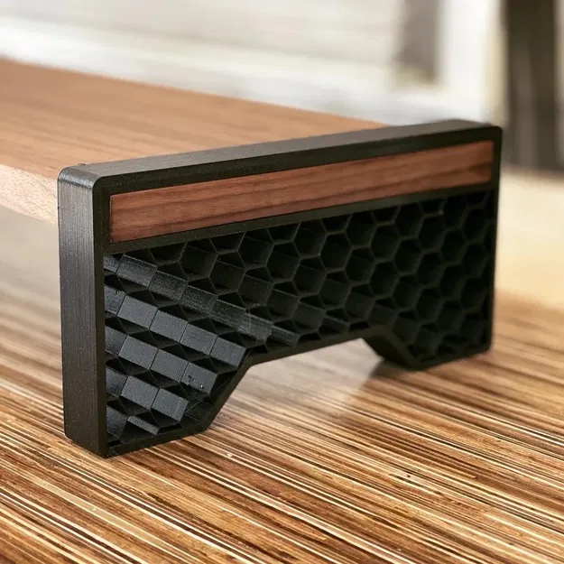 Giá đỡ màn hình với chân gỗ hiện đại - Image 3