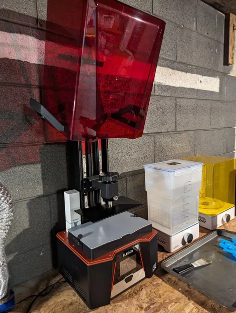 Cán cầm và giá treo cho nắp máy in resin - Image 2