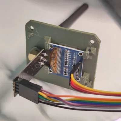 Vỏ ESP32 phong cách quân đội cho nhà máy điện mặt trời ban công