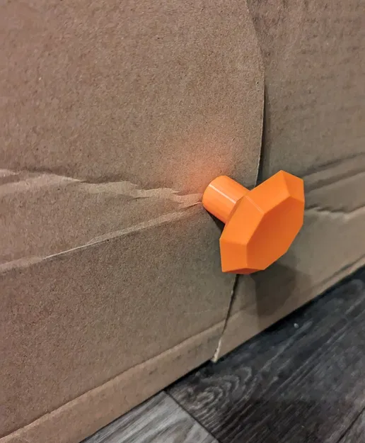 Núm cửa low poly cho hộp bìa hoặc cửa gỗ mỏng - Image 1