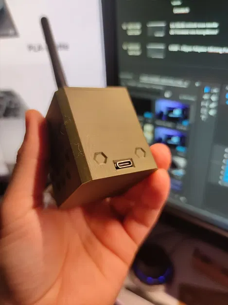 Vỏ ESP32 phong cách quân đội cho nhà máy điện mặt trời ban công - Image 5