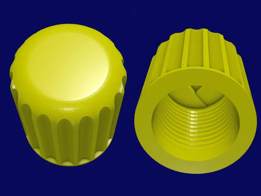 Nắp van lốp xe ô tô / xe đạp có ren tiến bộ - Image 1