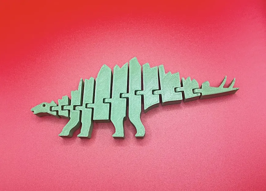 Khủng long Stegosaurus linh hoạt với tùy chọn mắt - Image 2