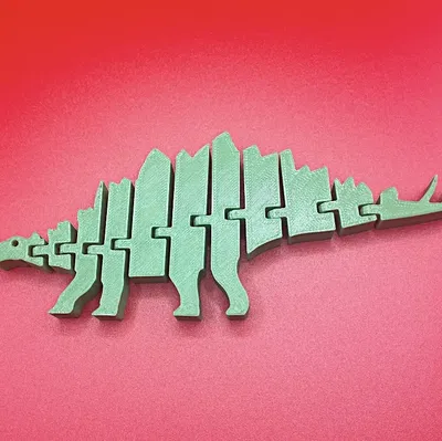 Khủng long Stegosaurus linh hoạt với tùy chọn mắt