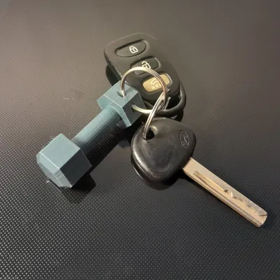 Móc khóa tạ tay tiện lợi cho người yêu thể thao