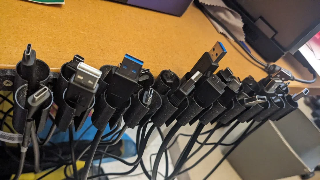 Giá đỡ tổ chức cáp cho bộ phận cắm USB - Image 3
