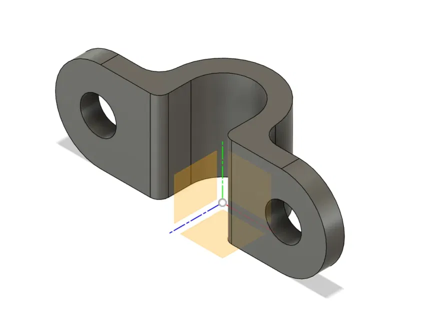 Kẹp dây cáp đồng trục với lỗ vít 4mm - Image 1