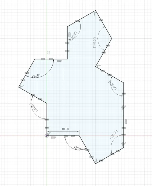 Hình dạng aperiodic monotile với các cạnh thẳng - Image 1