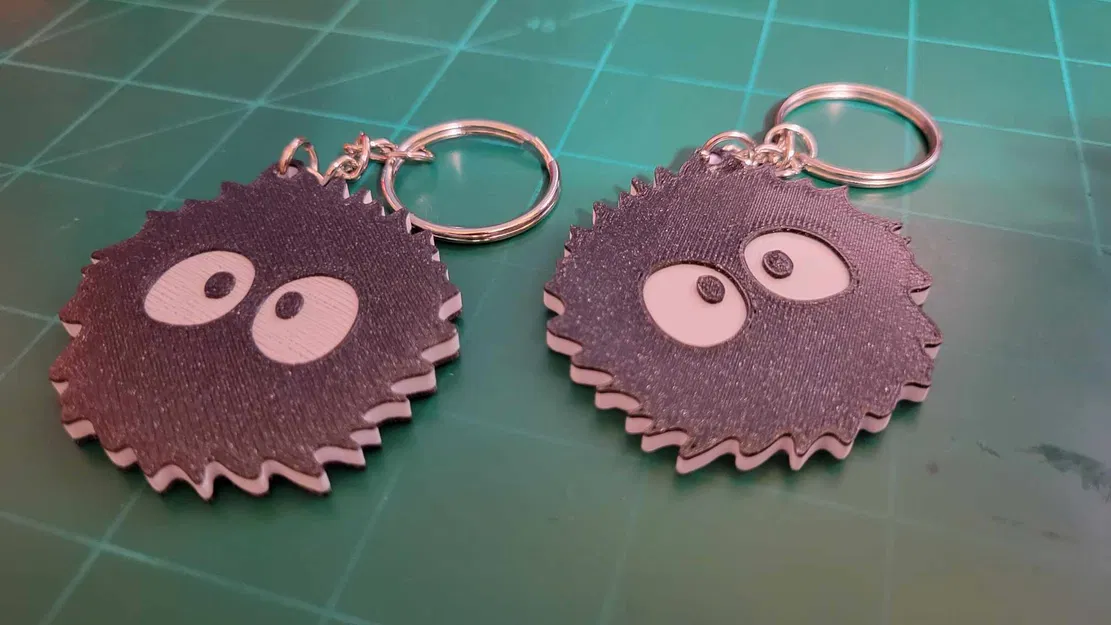 Nghệ thuật tường hình nhân vật Soot Sprite dễ thương - Image 2