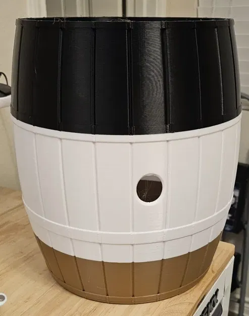 Thùng rác hình trụ 290mm x 290mm - Image 1