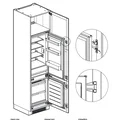 Ray cửa cho tủ lạnh âm tường IKEA - Thumbnail 3