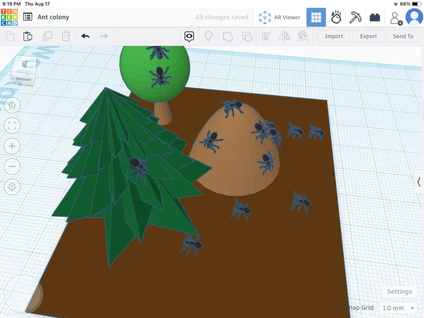 Đàn kiến trong môi trường tự nhiên 3D - Image 1