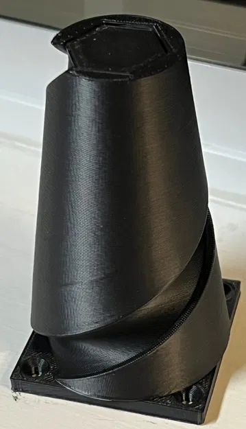 Chân đồ nội thất xoắn ốc với mặt nạ sơn cầu vồng - Image 2