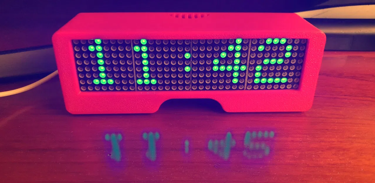 Hộp hiển thị dữ liệu cho MAX7219 và WEMOS D1 mini - Image 1